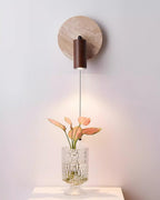 Ambelwren Travertine Wall Light-Moonnatur