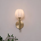 Kiranis Alabaster Wall Light-Moonnatur