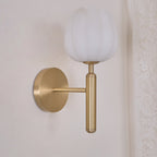 Kiranis Alabaster Wall Light-Moonnatur