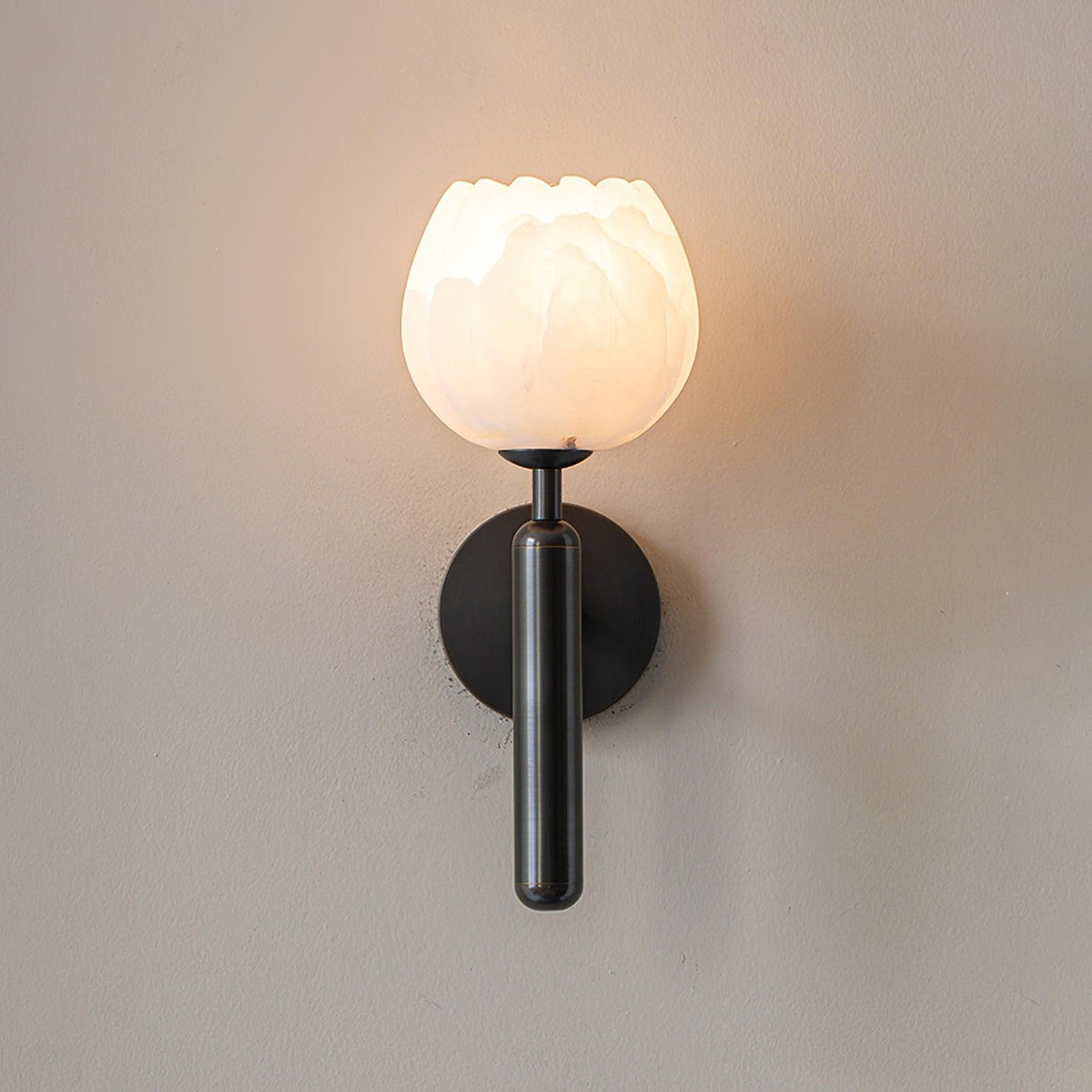 Aberorie Alabaster Wall Light-Moonnatur