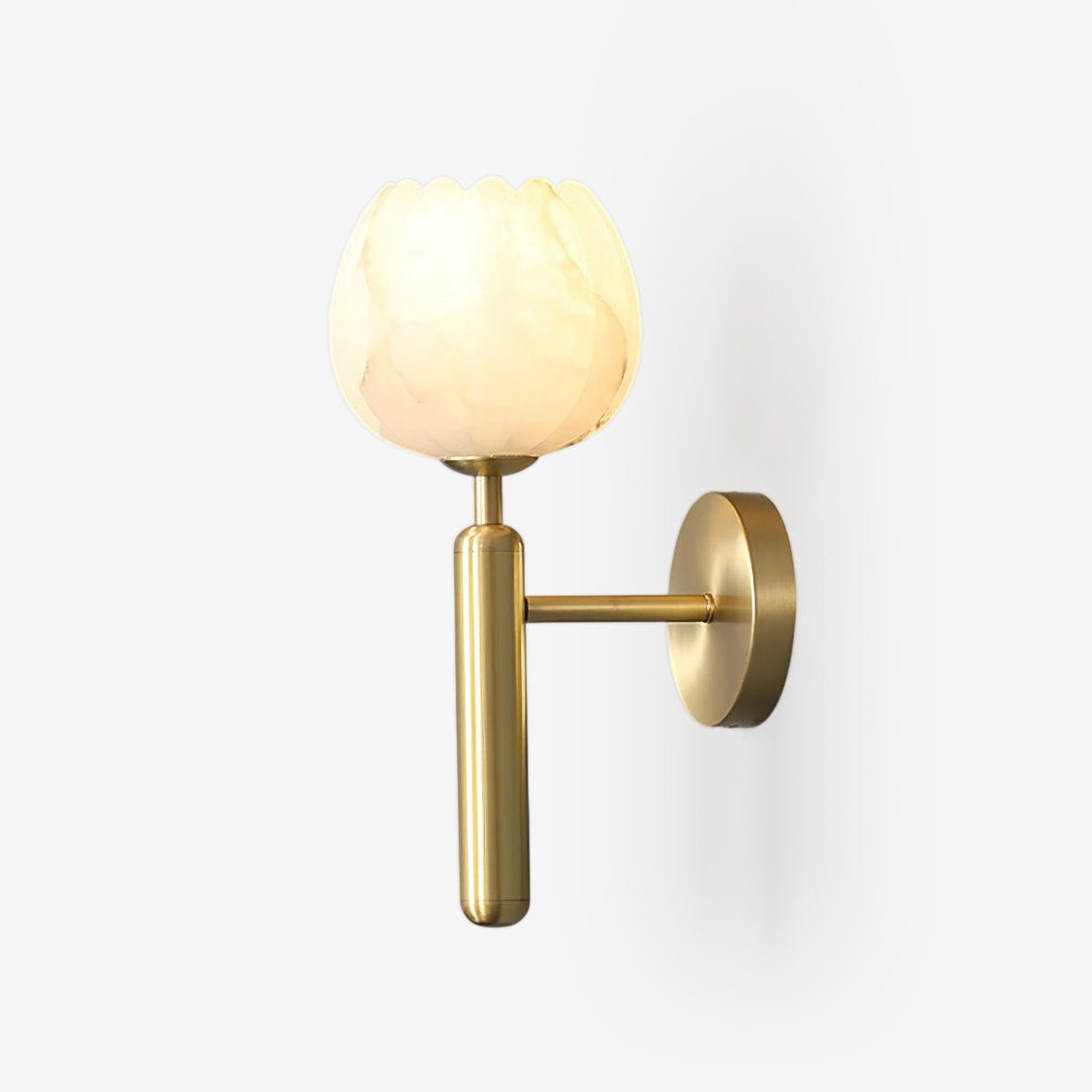 Kiranis Alabaster Wall Light-Moonnatur