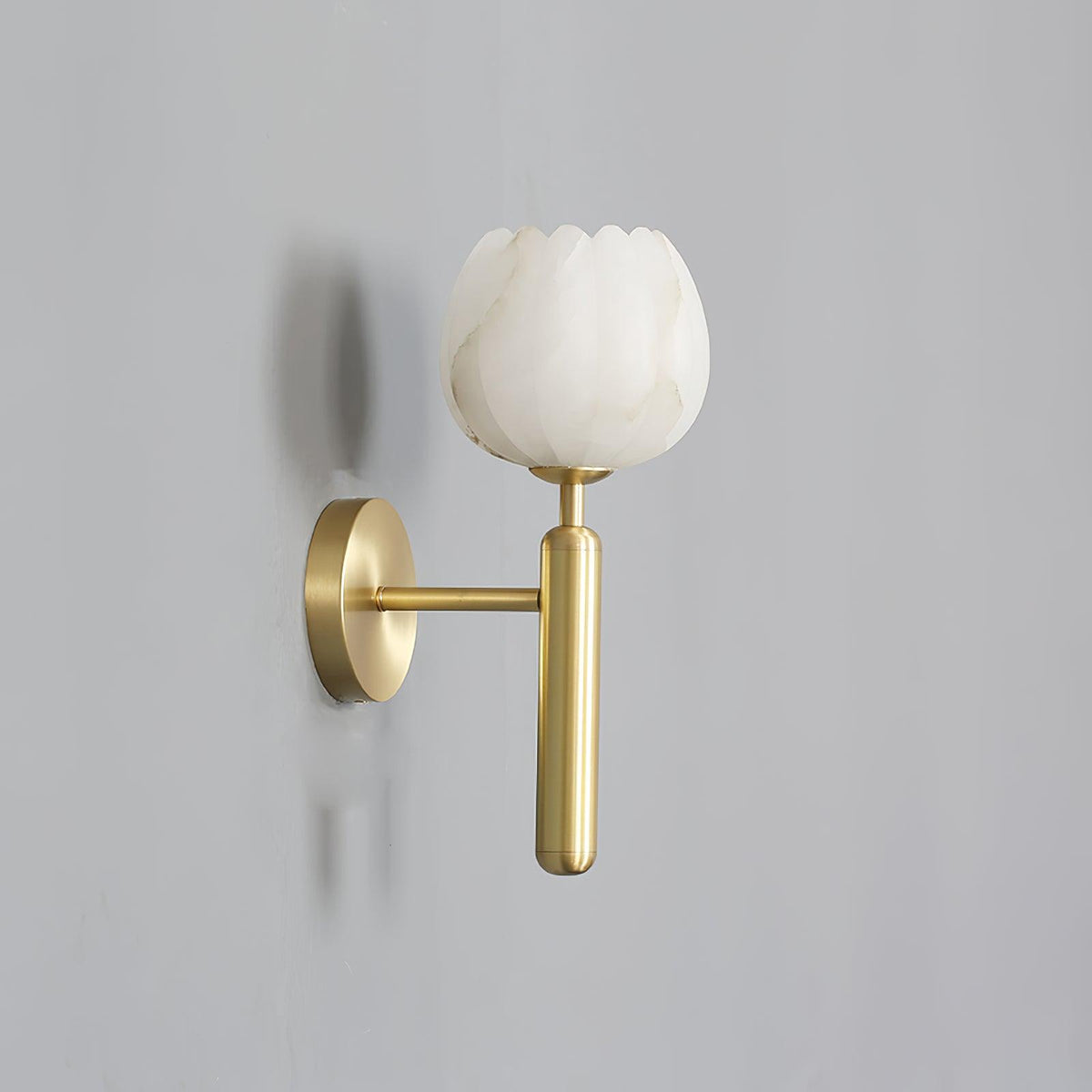 Kiranis Alabaster Wall Light-Moonnatur