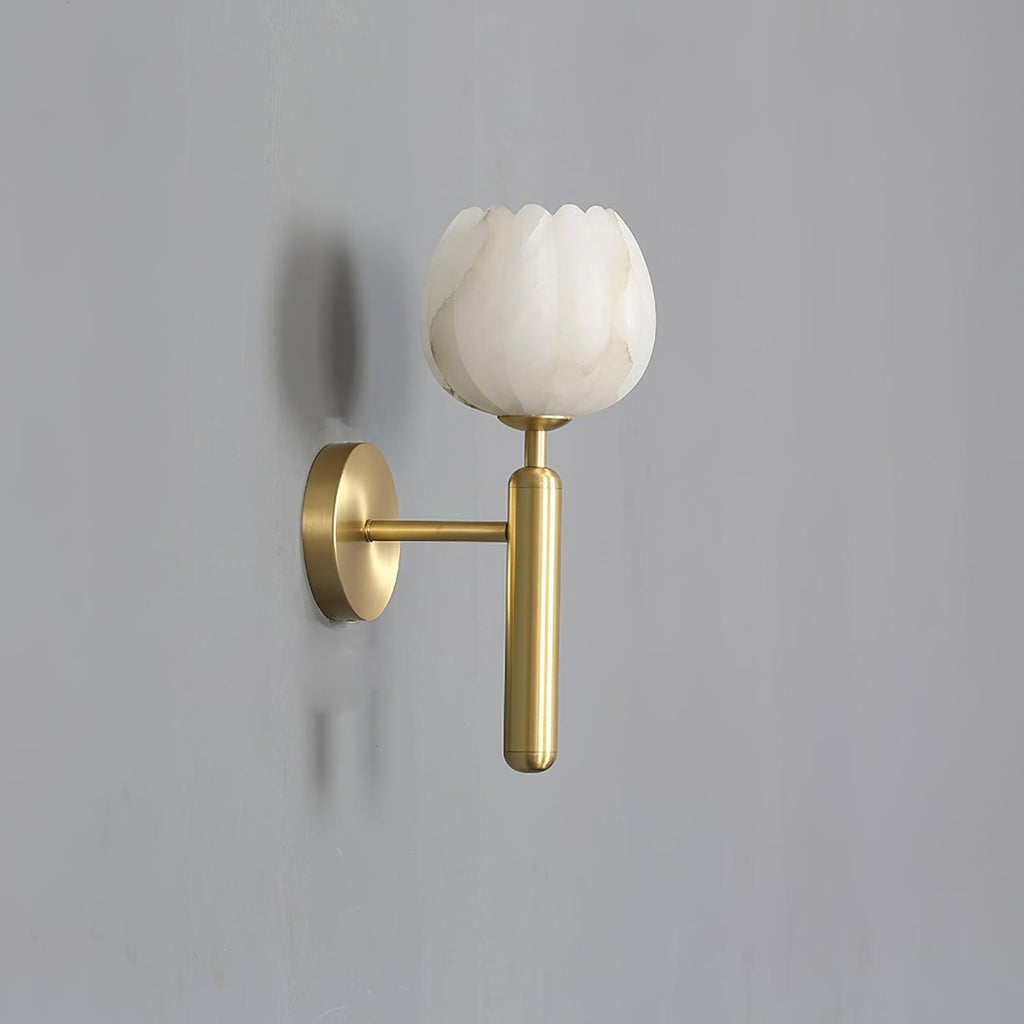 Kiranis Alabaster Wall Light-Moonnatur