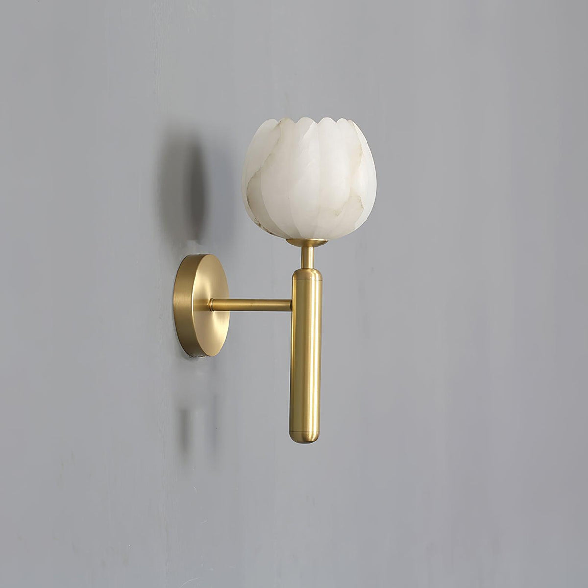 Kiranis Alabaster Wall Light-Moonnatur