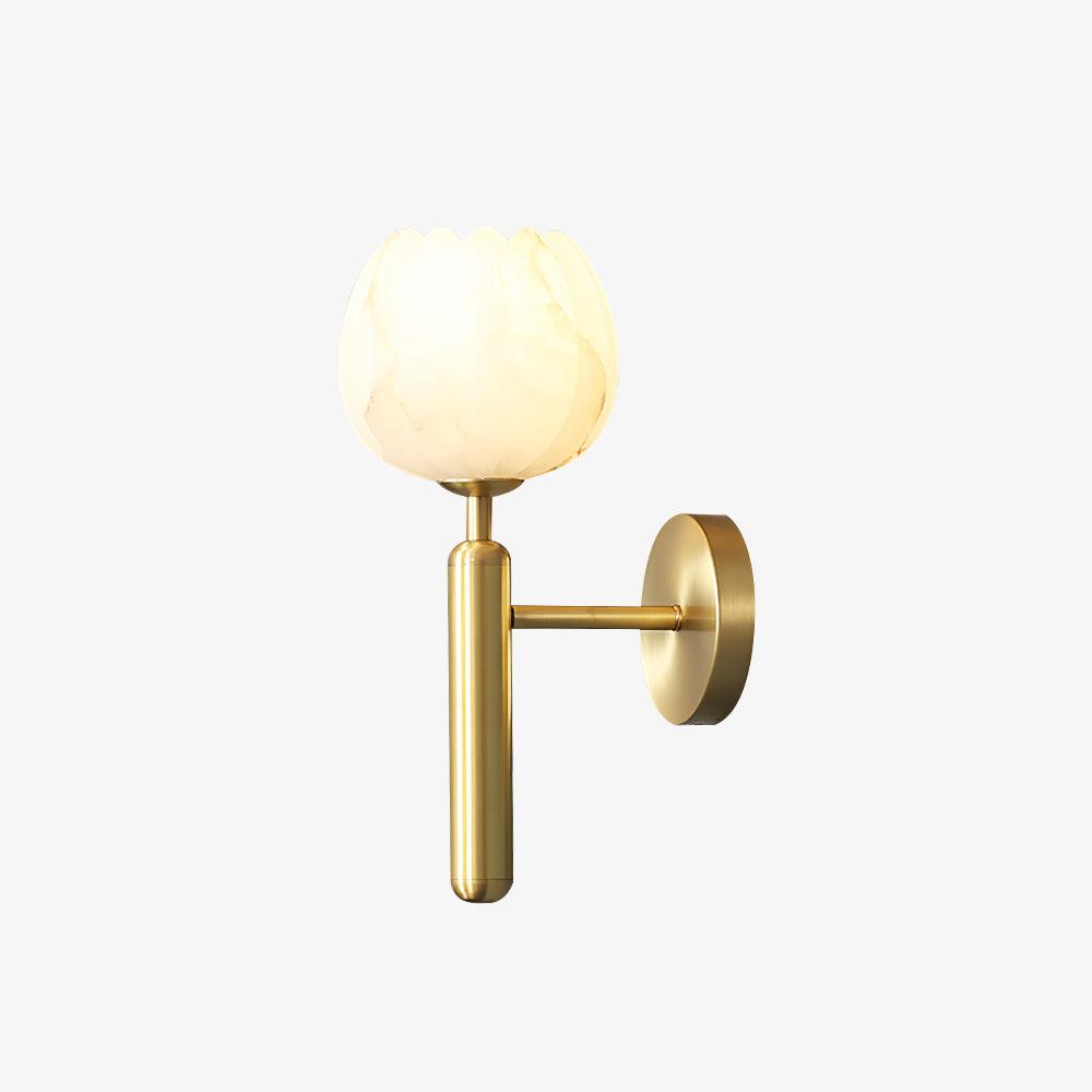 Kiranis Alabaster Wall Light-Moonnatur