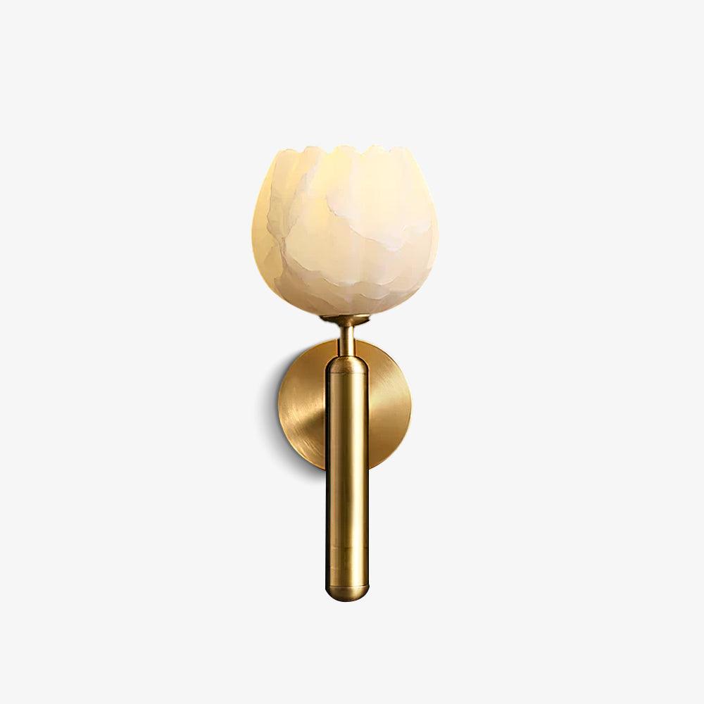 Kiranis Alabaster Wall Light-Moonnatur