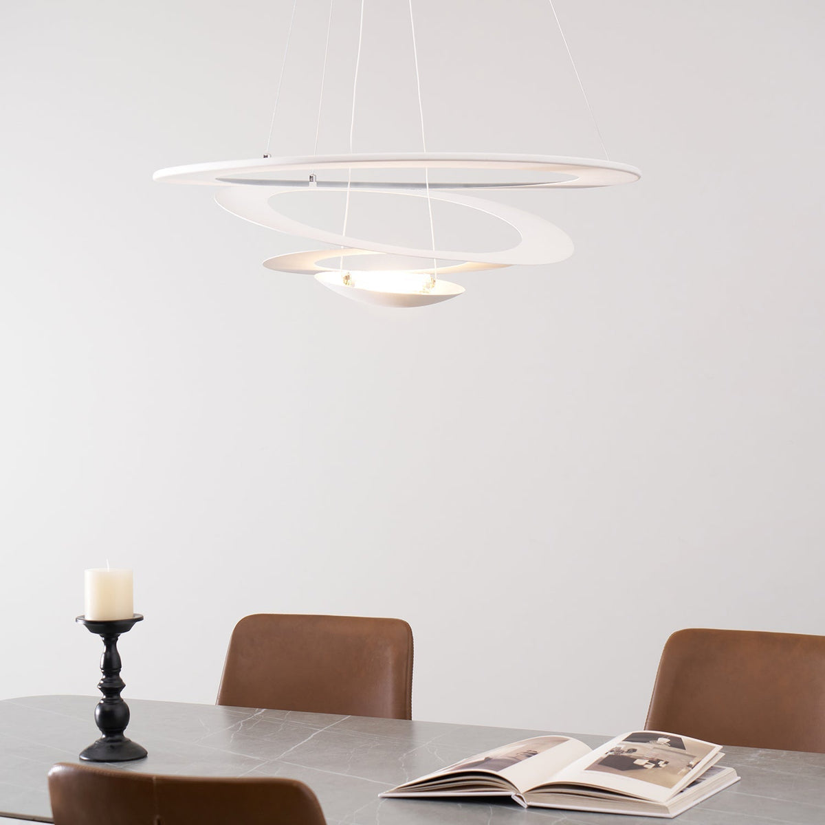 Invervale Metal Pendant Light-Moonnatur