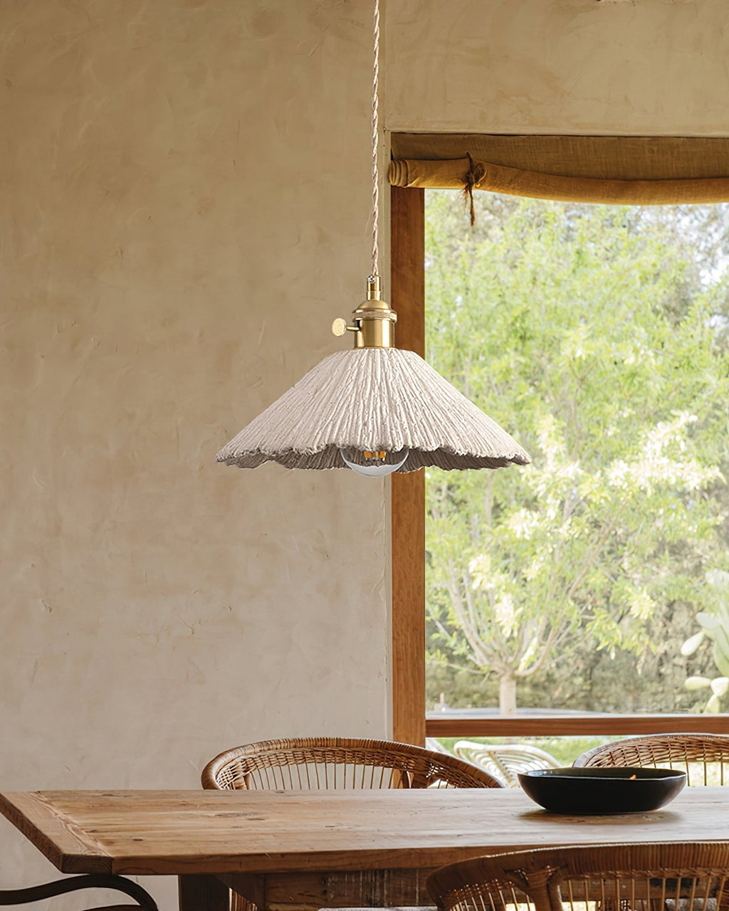 Eferra Cement Pendant Light-Moonnatur