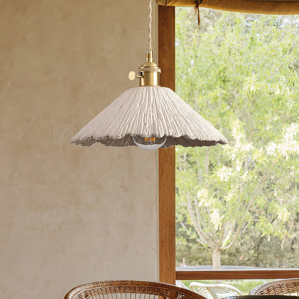 Grenelelle Cement Pendant Light-Moonnatur