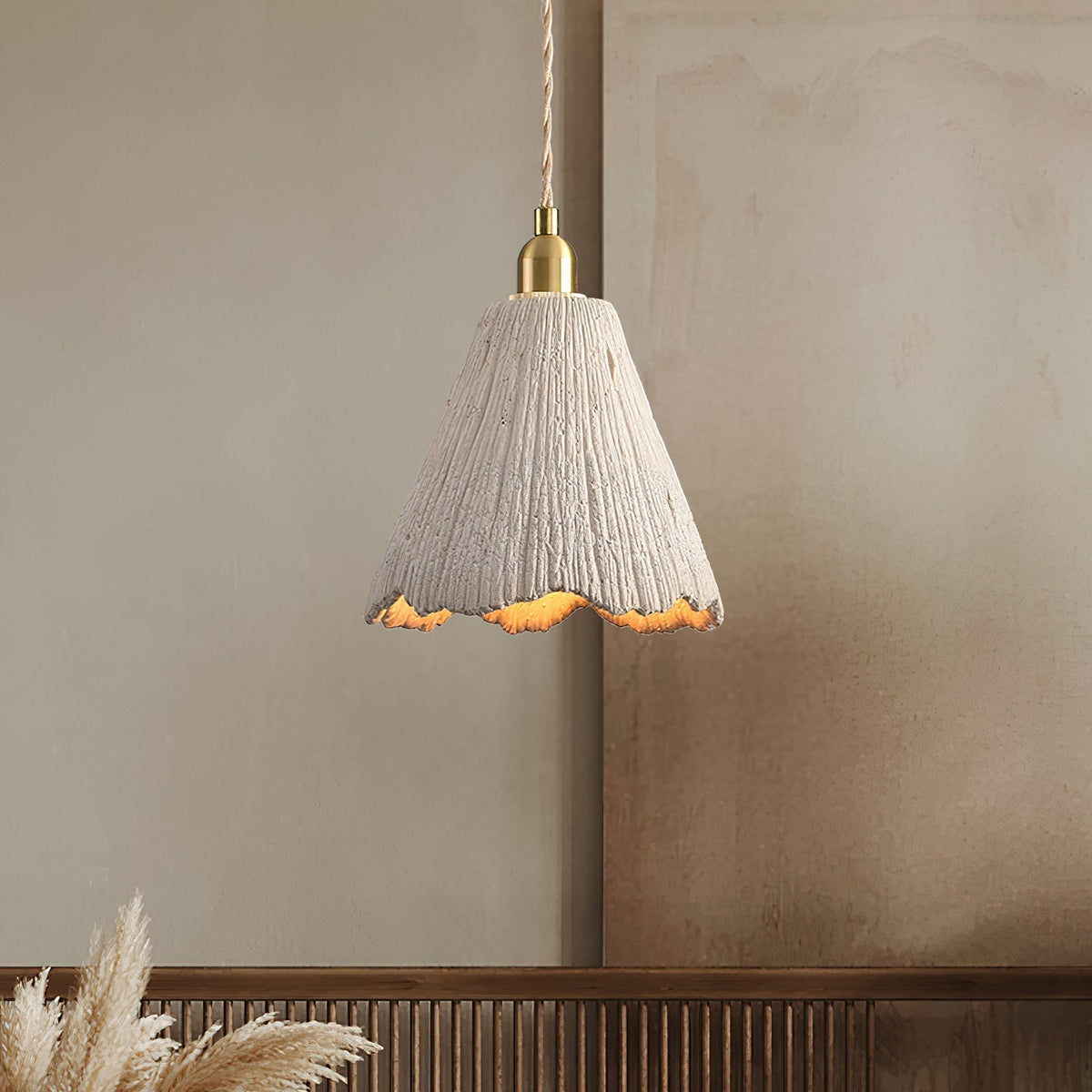 Eferra Cement Pendant Light-Moonnatur
