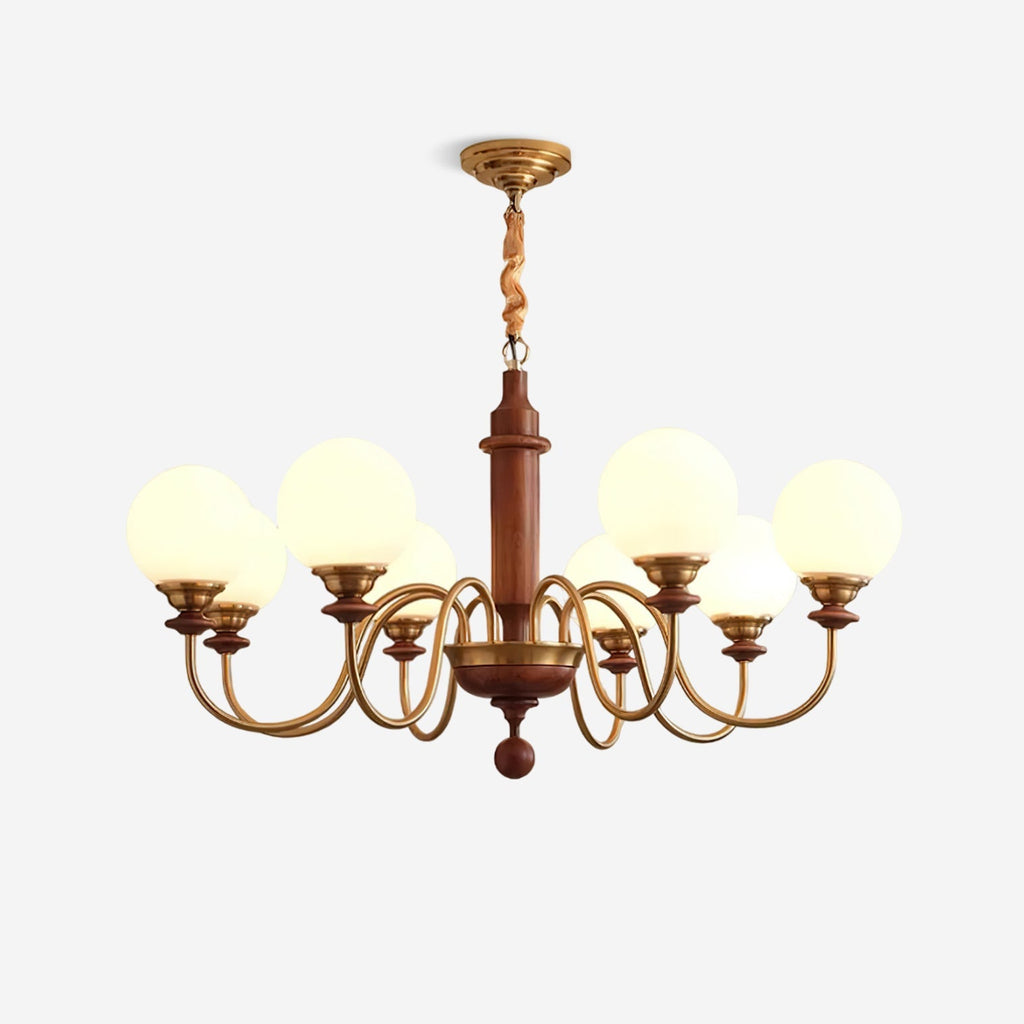Woldenden Glass Chandelier-Moonnatur