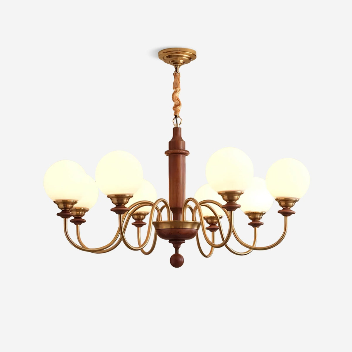 Woldenden Glass Chandelier-Moonnatur