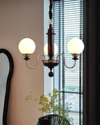 Woldenden Glass Chandelier-Moonnatur
