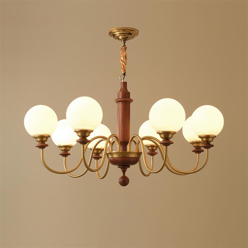 Woldenden Glass Chandelier-Moonnatur