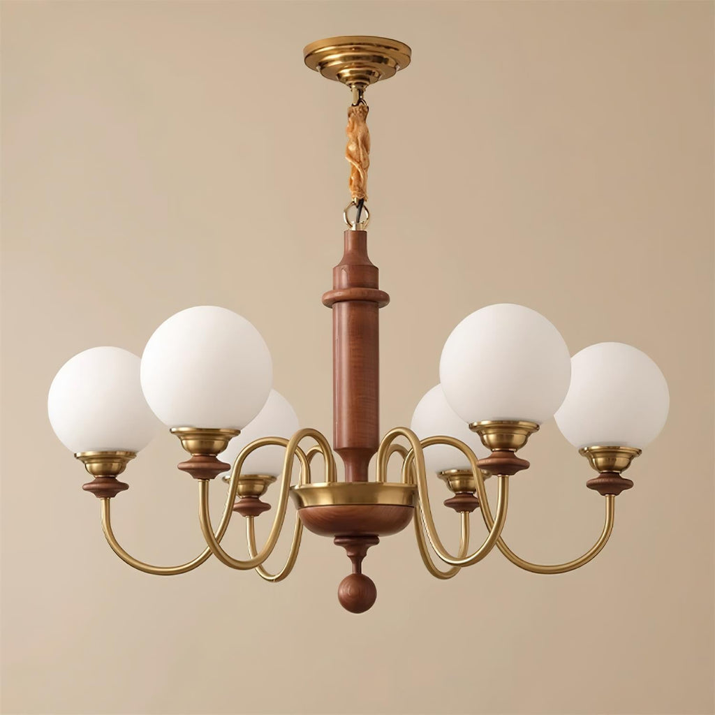 Woldenden Glass Chandelier-Moonnatur