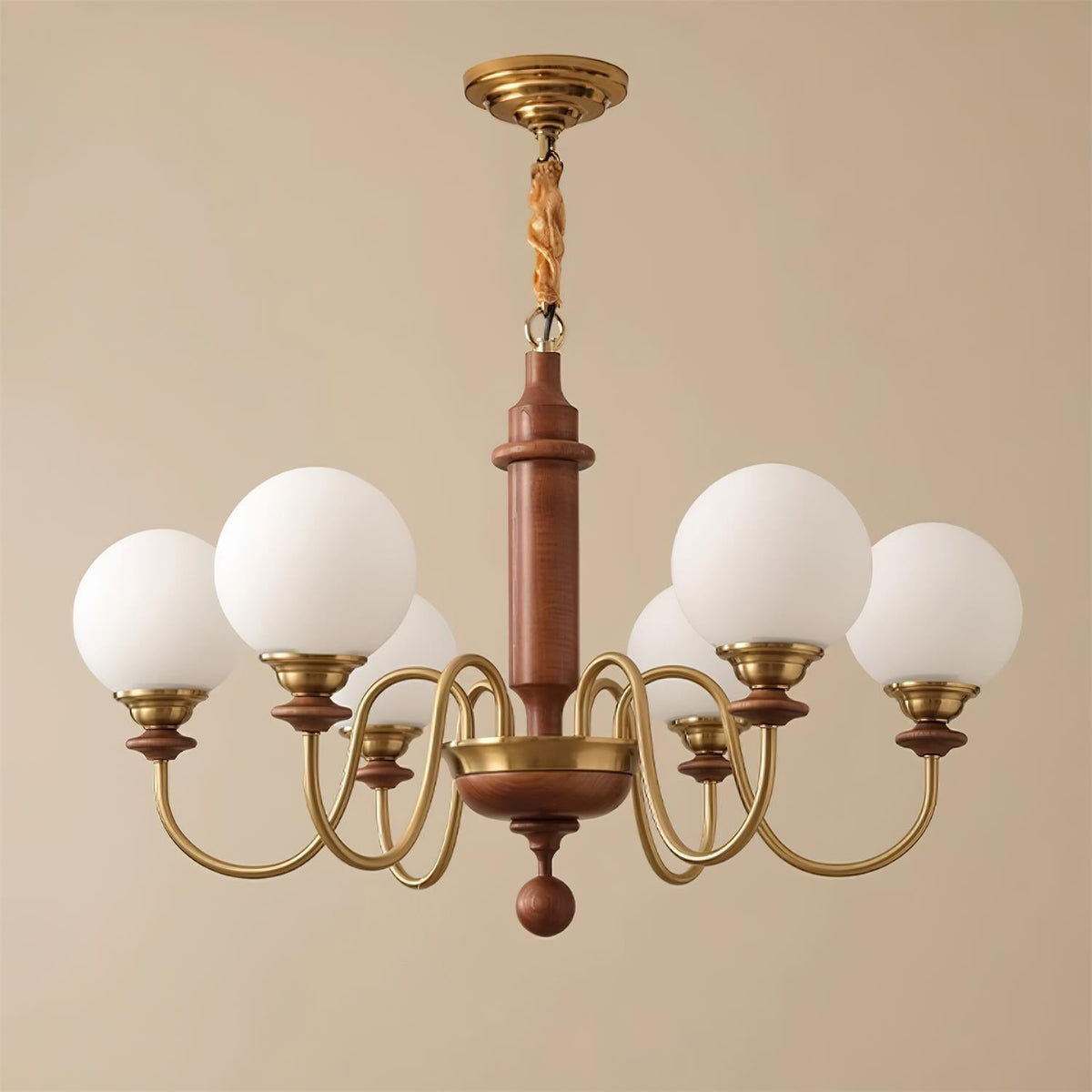 Woldenden Glass Chandelier-Moonnatur
