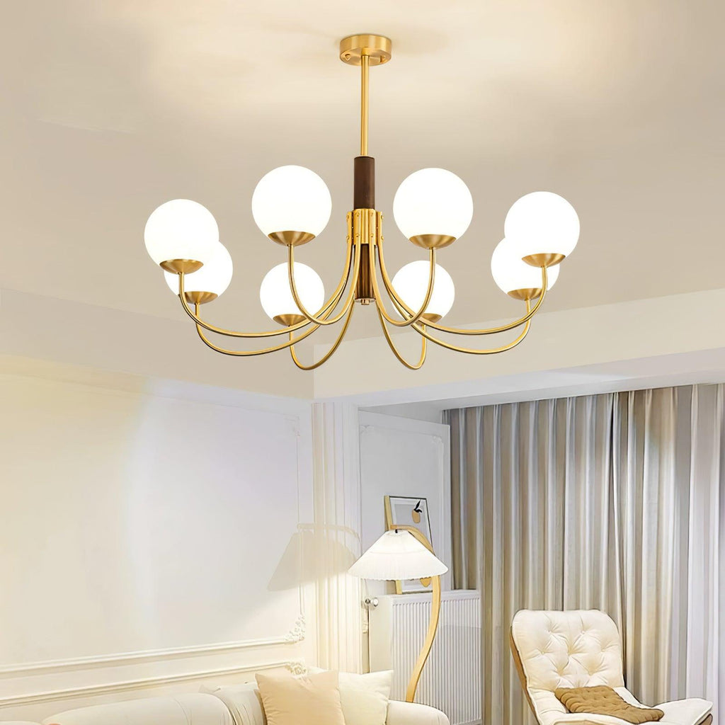 Veldenia Glass Chandelier-Moonnatur