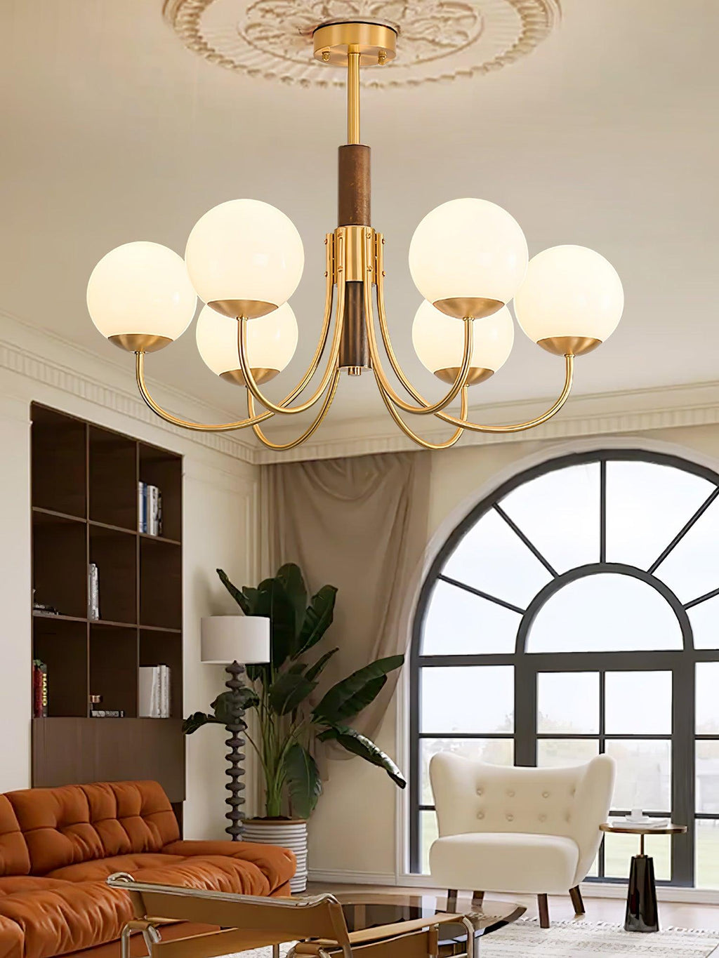 Veldenia Glass Chandelier-Moonnatur