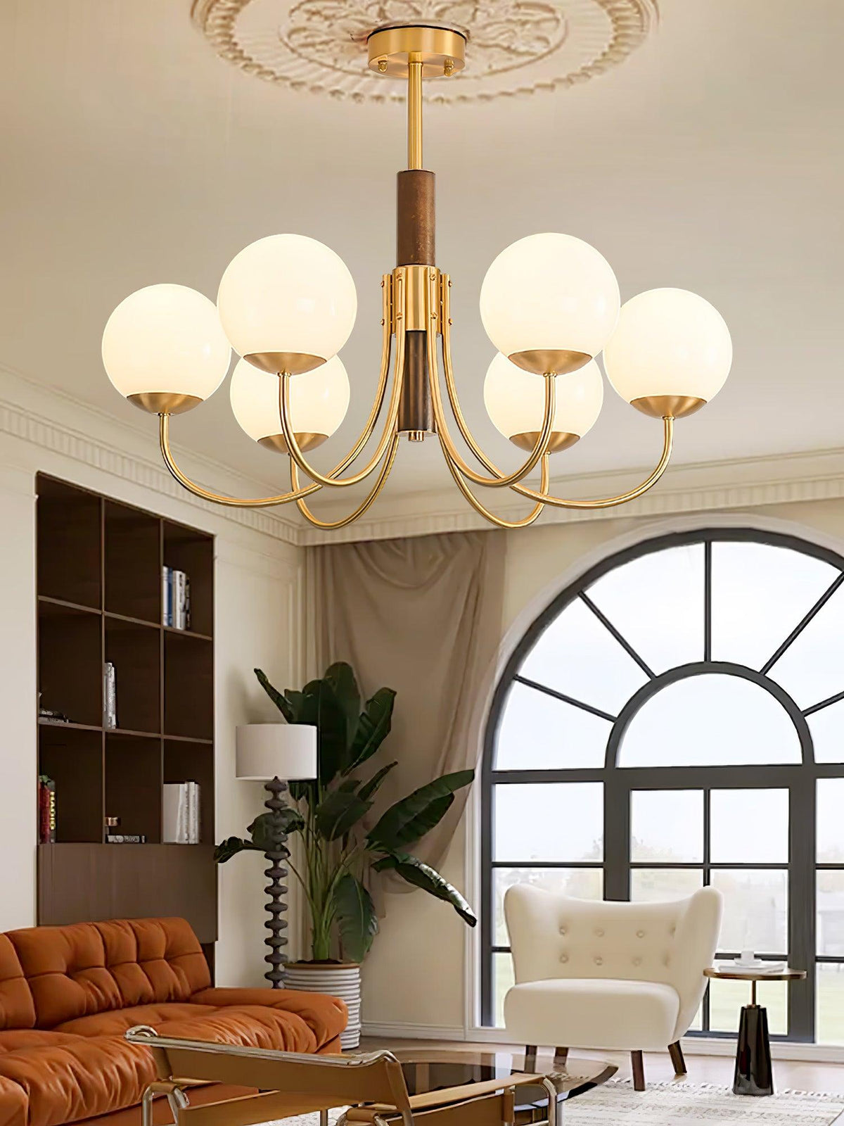 Veldenia Glass Chandelier-Moonnatur