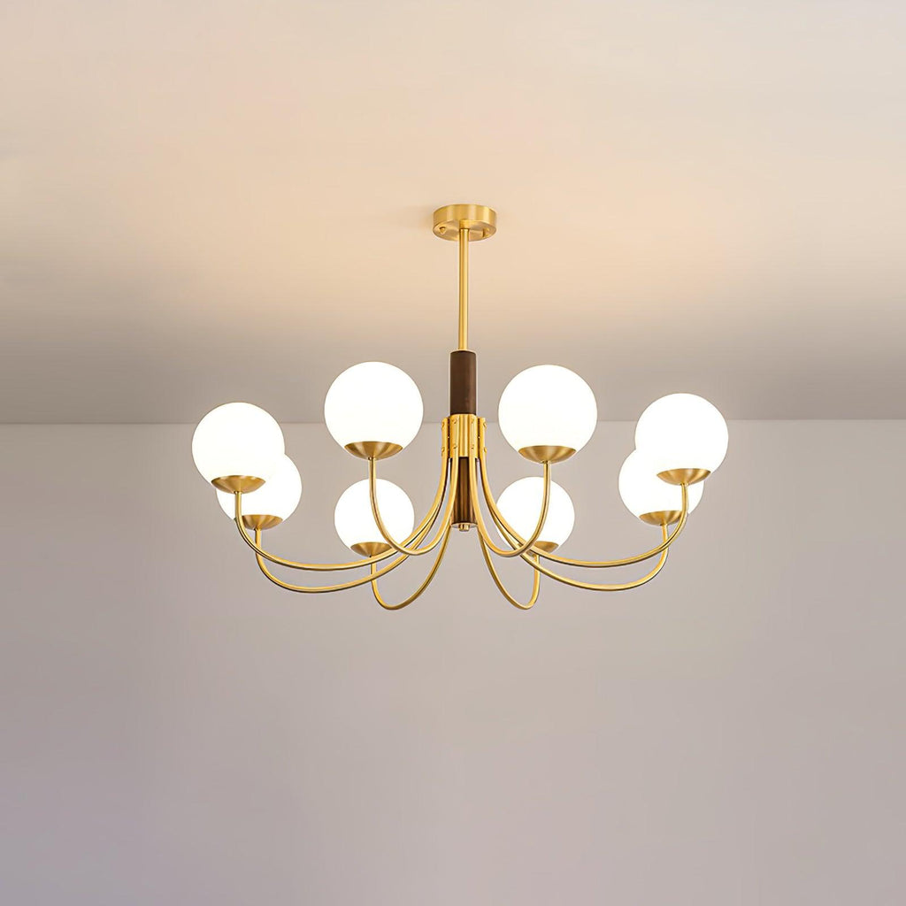 Veldenia Glass Chandelier-Moonnatur