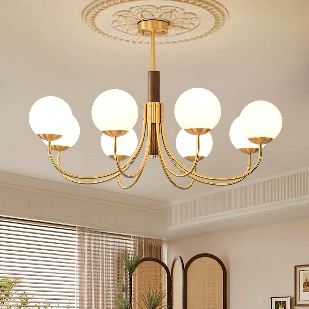 Veldenia Glass Chandelier-Moonnatur