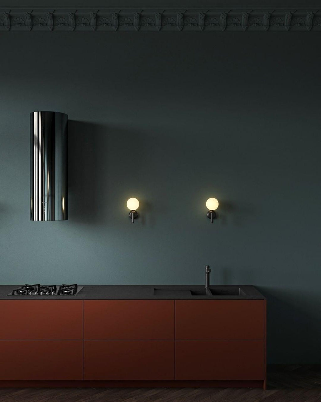 Milrenaria Glass Wall Light-Moonnatur