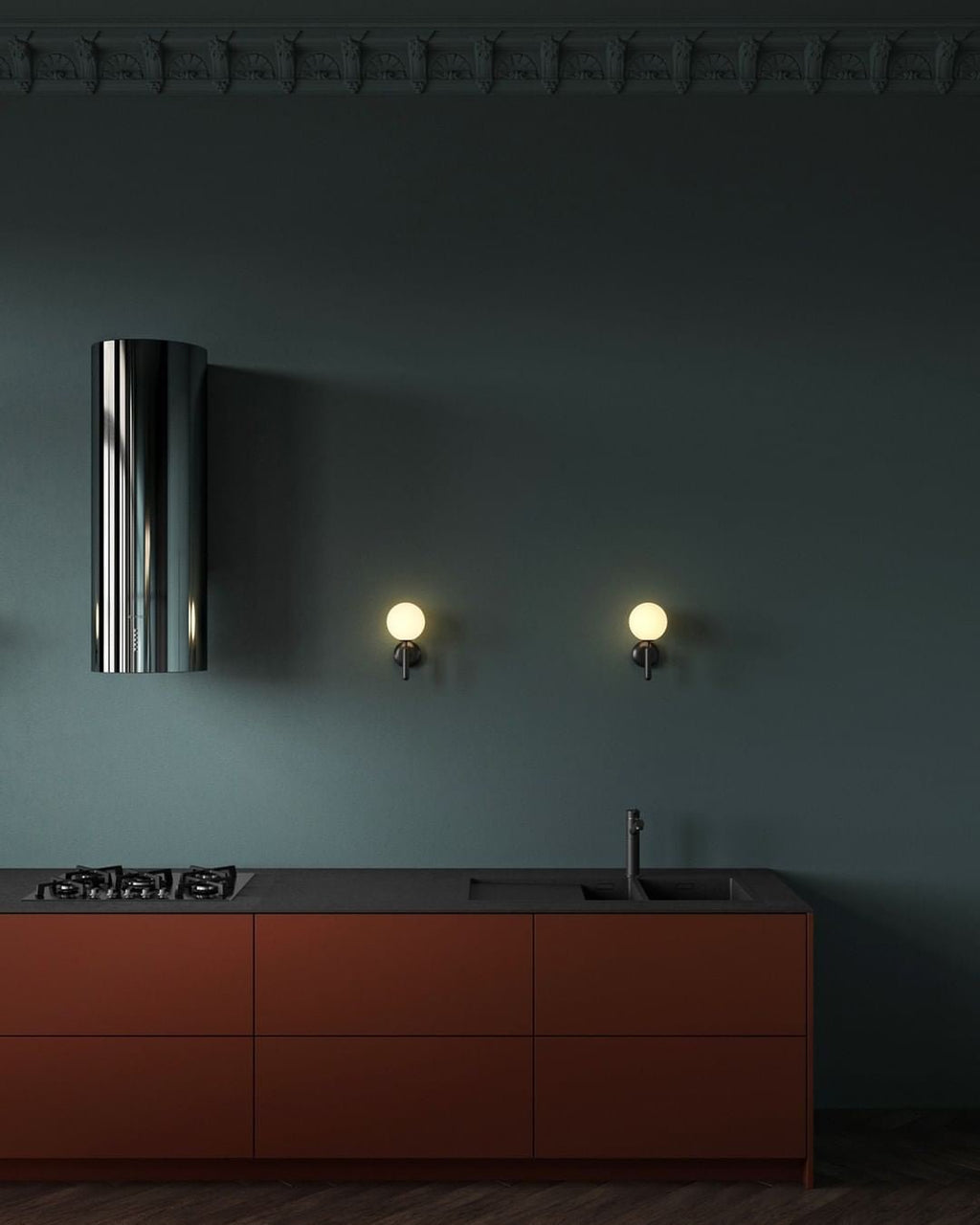 Milrenaria Glass Wall Light-Moonnatur