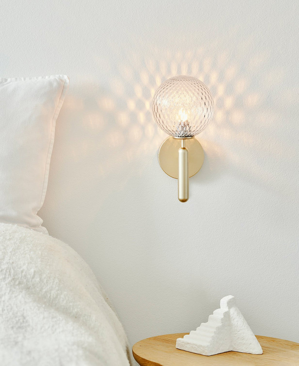 Milrenaria Glass Wall Light-Moonnatur
