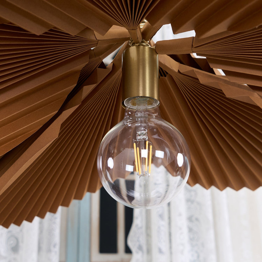 Cavenoria Kraft Paper Pendant Light-Moonnatur