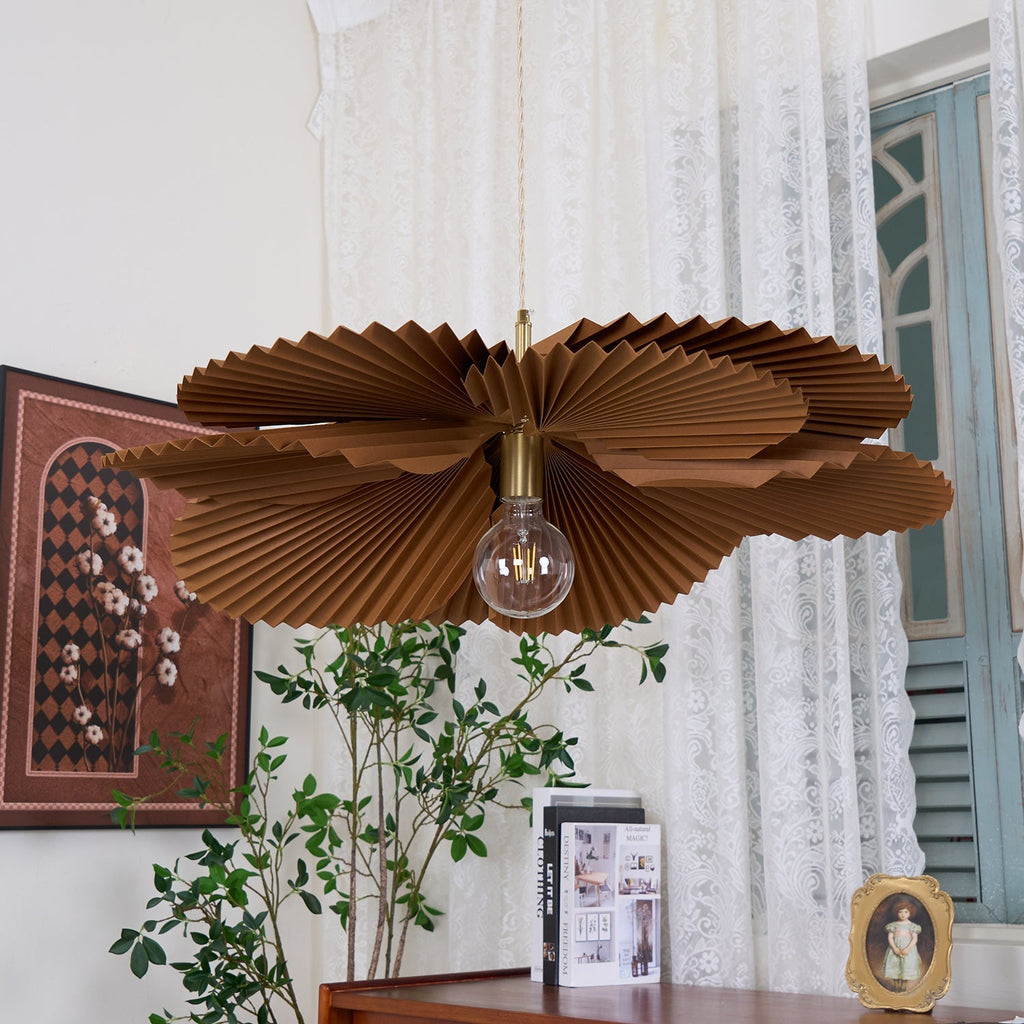 Cavenoria Kraft Paper Pendant Light-Moonnatur