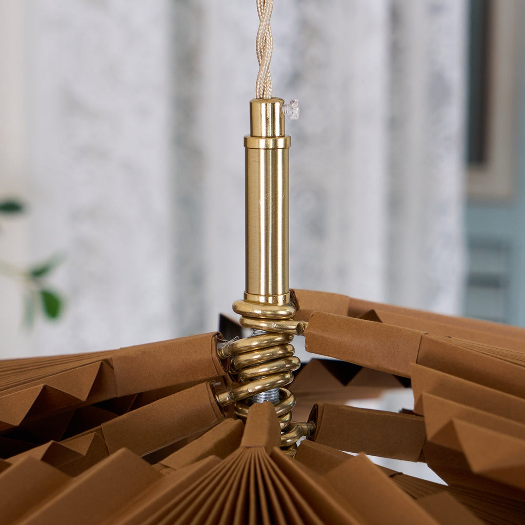 Cavenoria Kraft Paper Pendant Light-Moonnatur