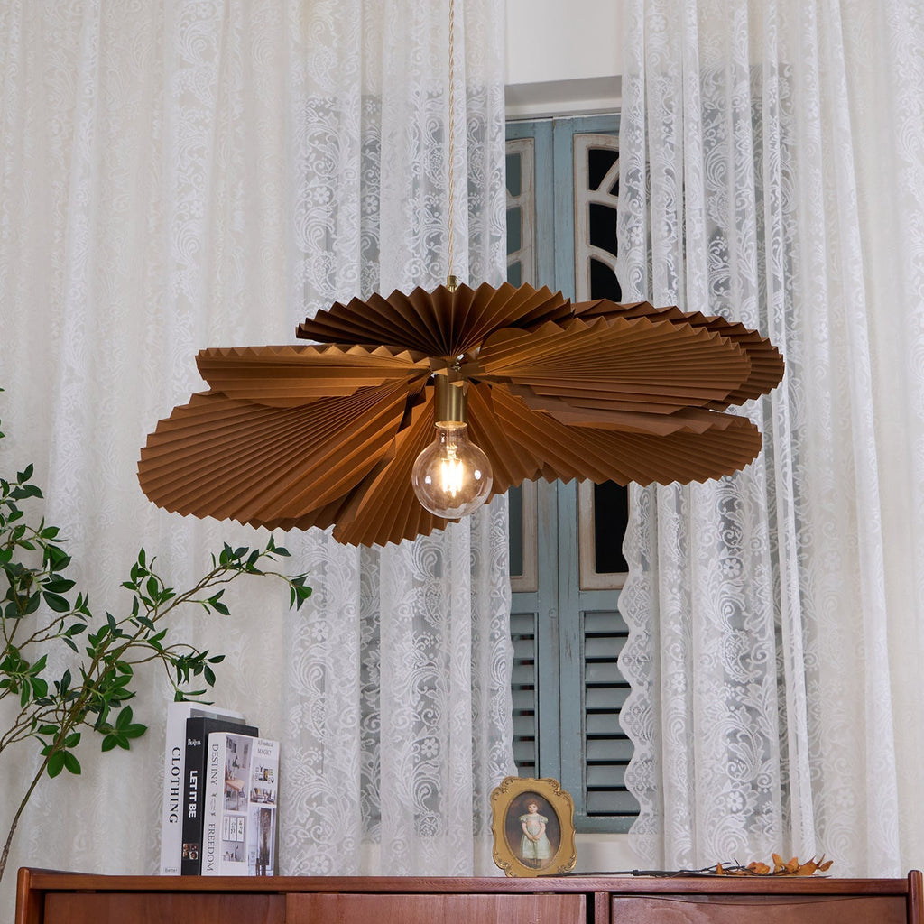 Cavenoria Kraft Paper Pendant Light-Moonnatur