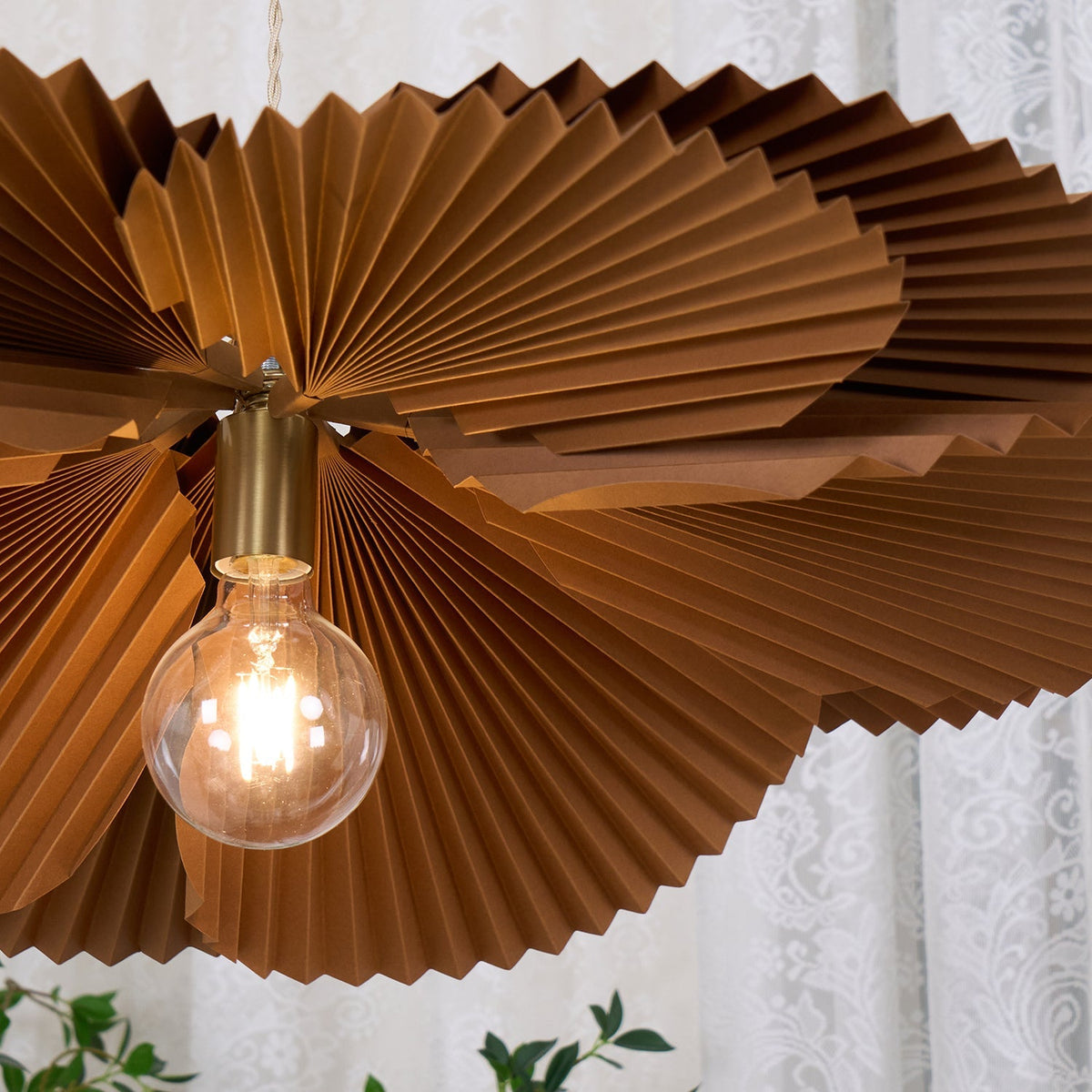 Cavenoria Kraft Paper Pendant Light-Moonnatur