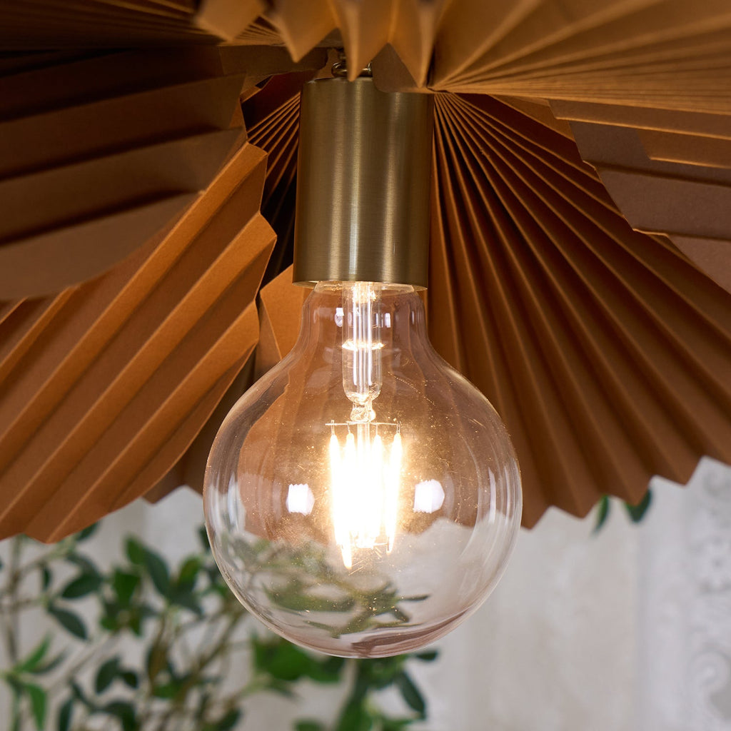 Cavenoria Kraft Paper Pendant Light-Moonnatur