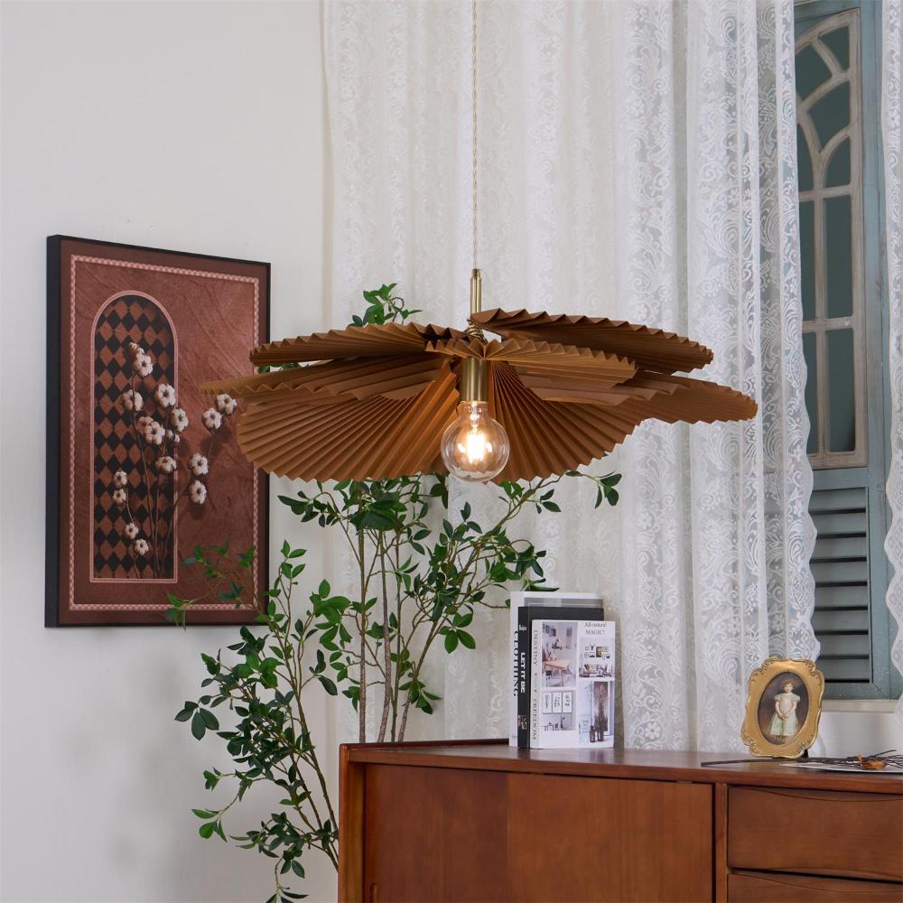 Cavenoria Kraft Paper Pendant Light-Moonnatur