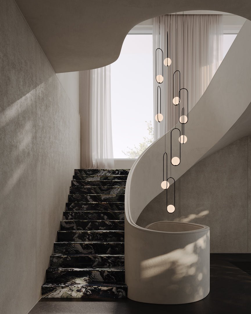Wrenaria Glass Chandelier-Moonnatur