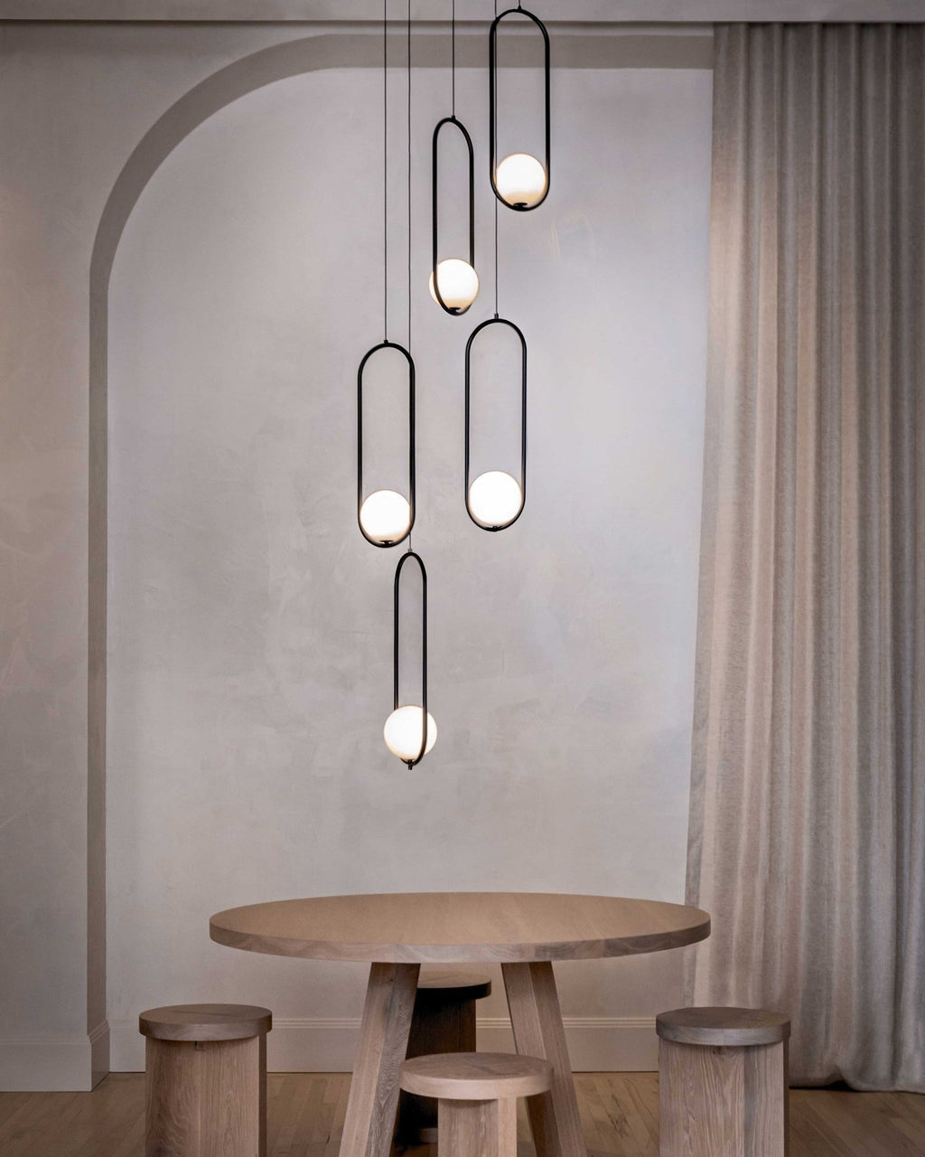 Wrenaria Glass Chandelier-Moonnatur