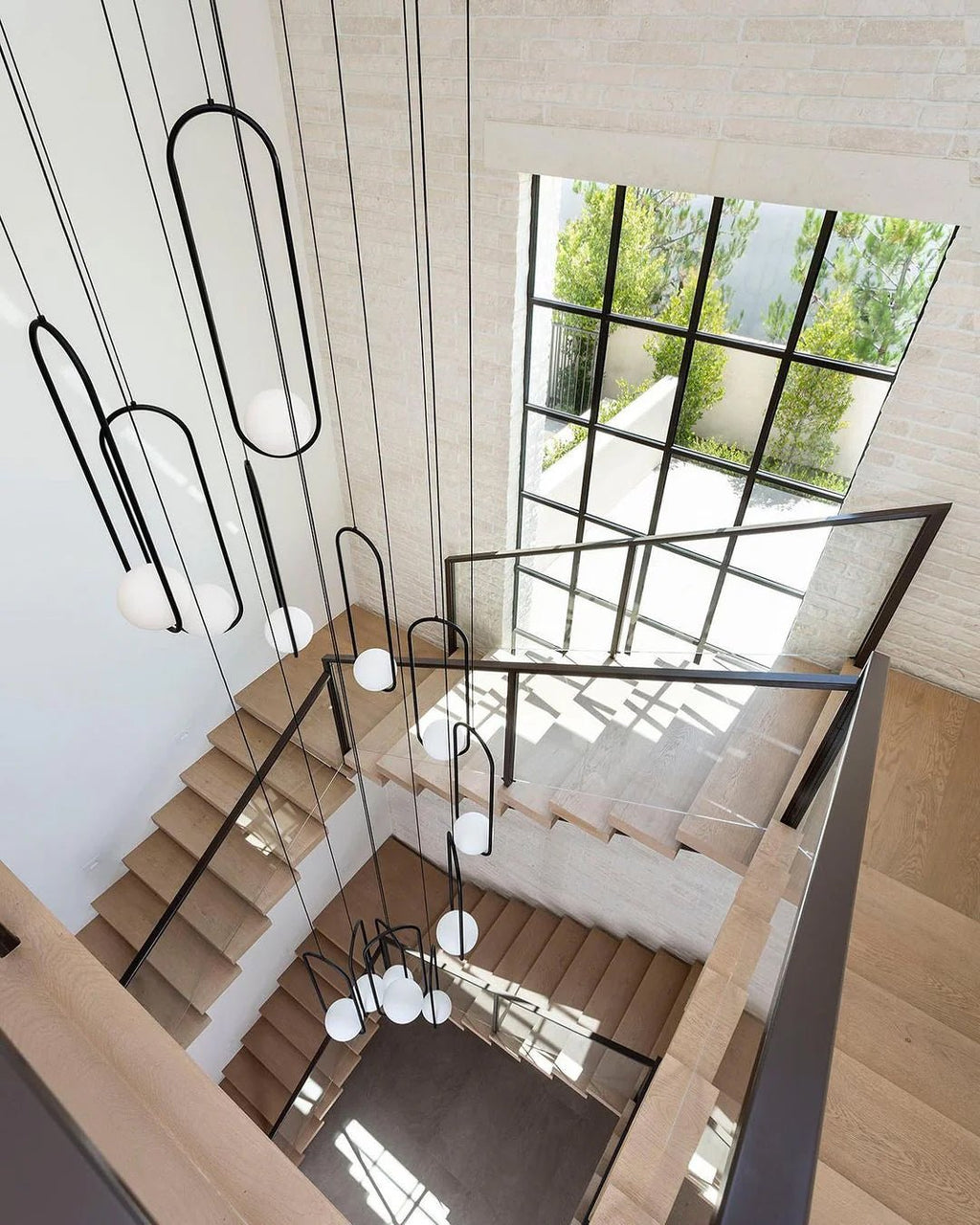 Wrenaria Glass Chandelier-Moonnatur