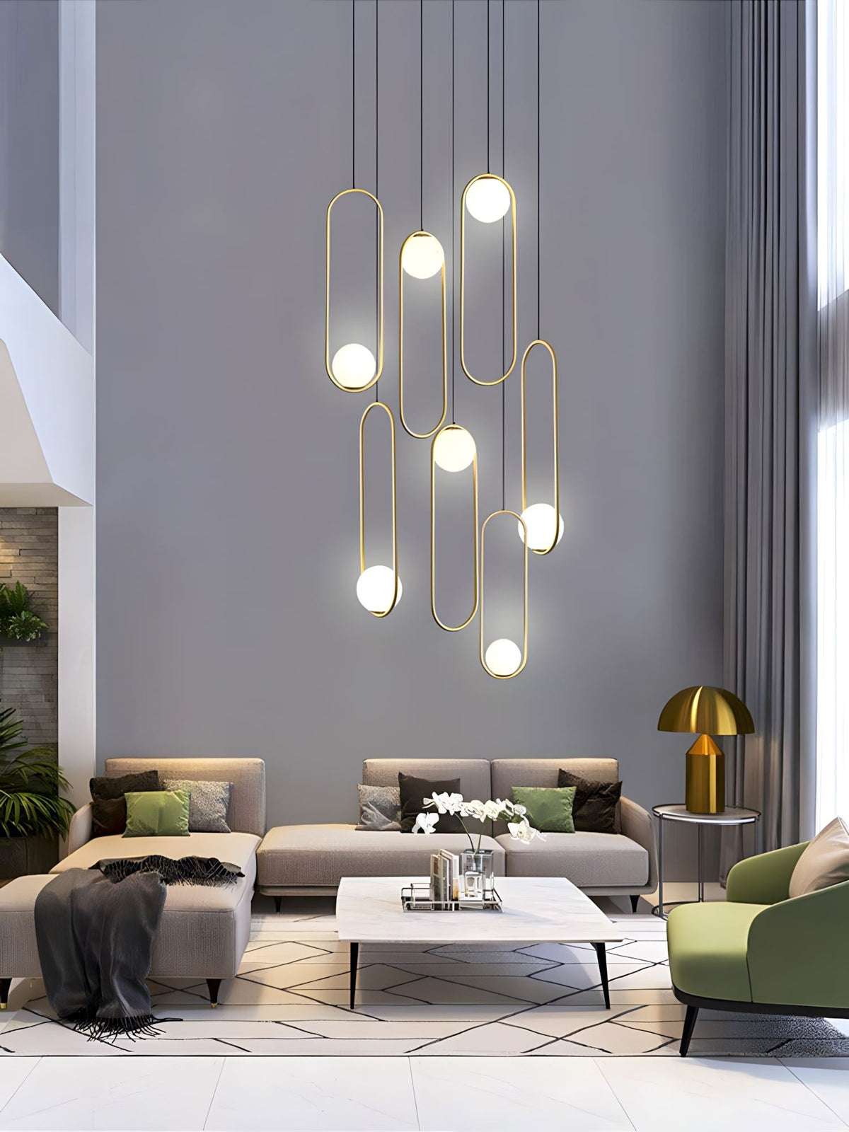 Wrenaria Glass Chandelier-Moonnatur
