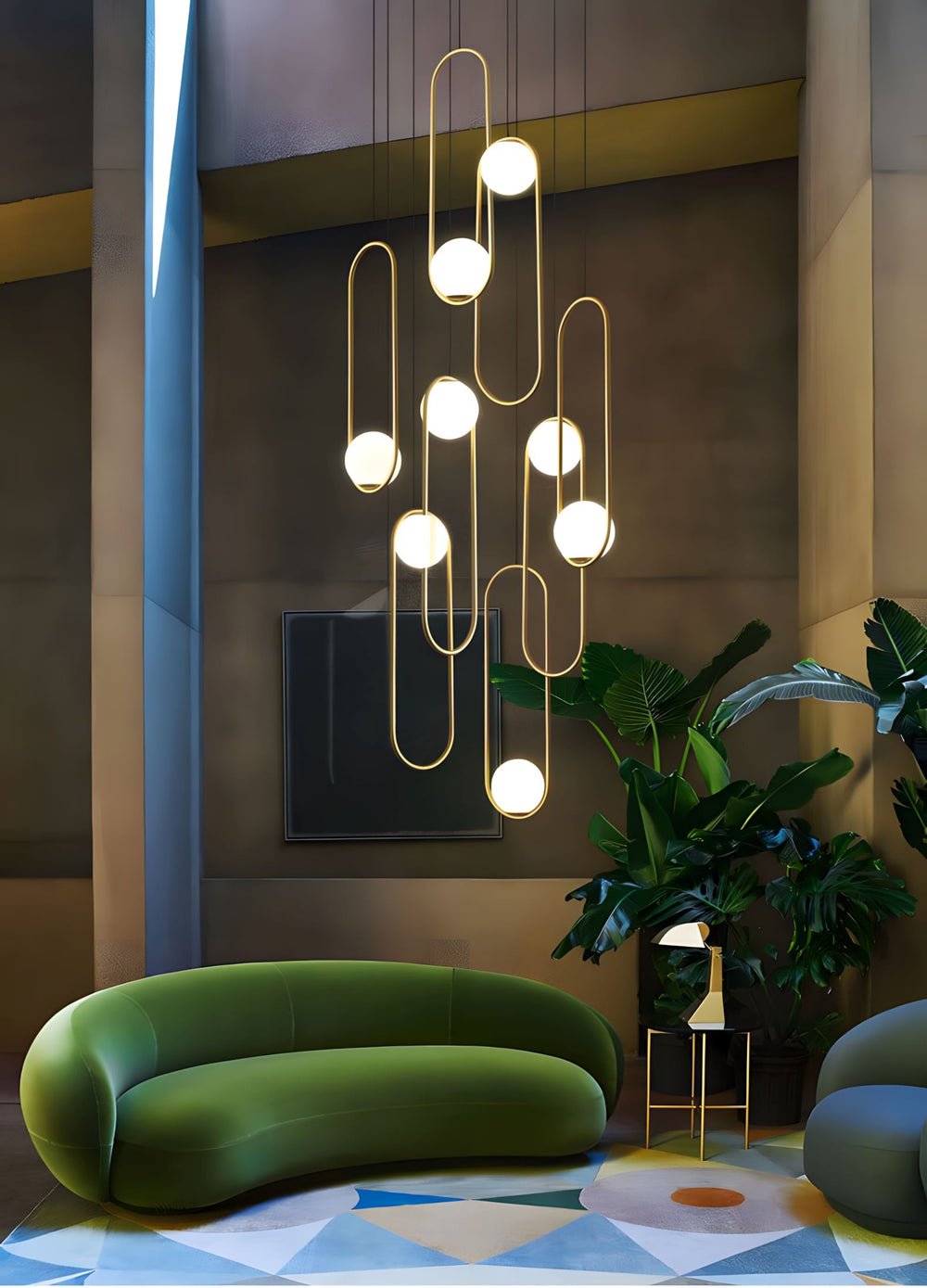 Wrenaria Glass Chandelier-Moonnatur
