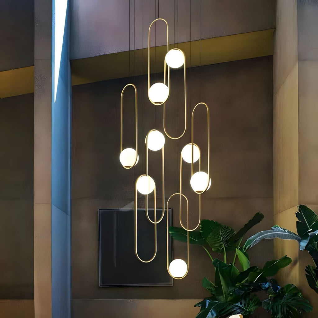 Wrenaria Glass Chandelier-Moonnatur