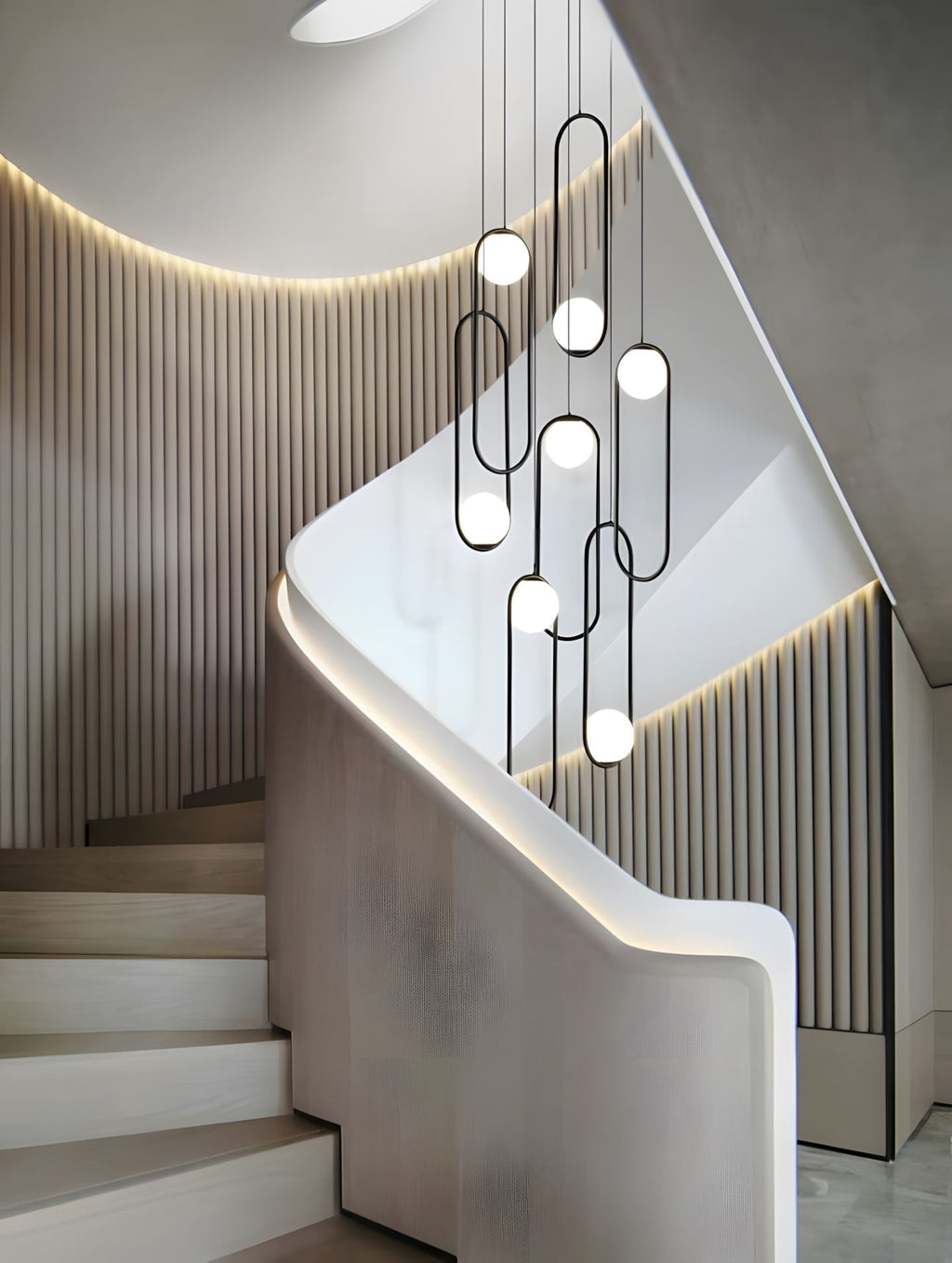 Wrenaria Glass Chandelier-Moonnatur