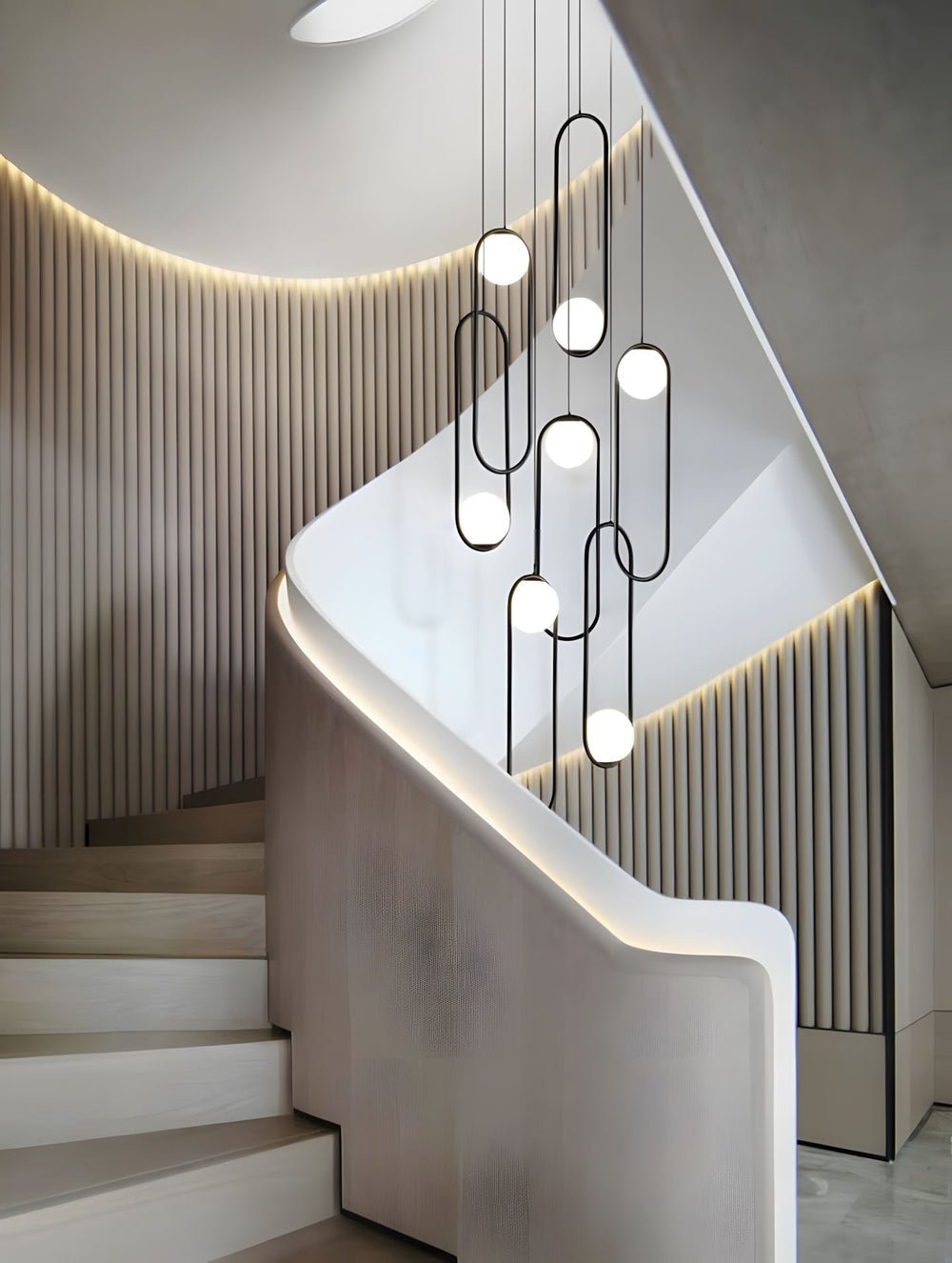 Wrenaria Glass Chandelier-Moonnatur
