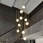 Wrenaria Glass Chandelier-Moonnatur
