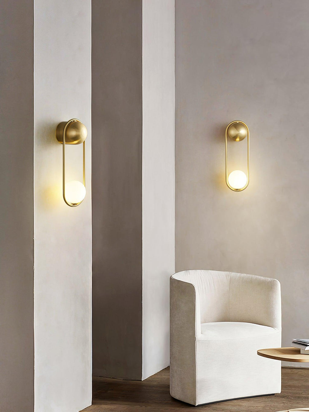 Fadrina Glass Wall Light-Moonnatur