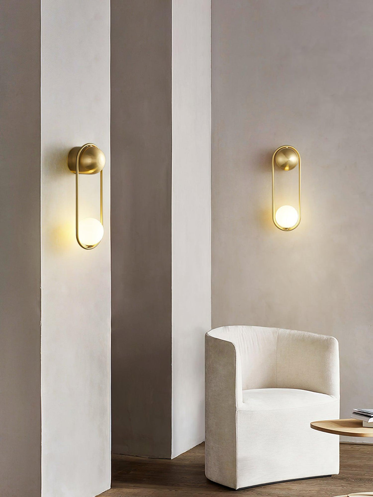 Fadrina Glass Wall Light-Moonnatur