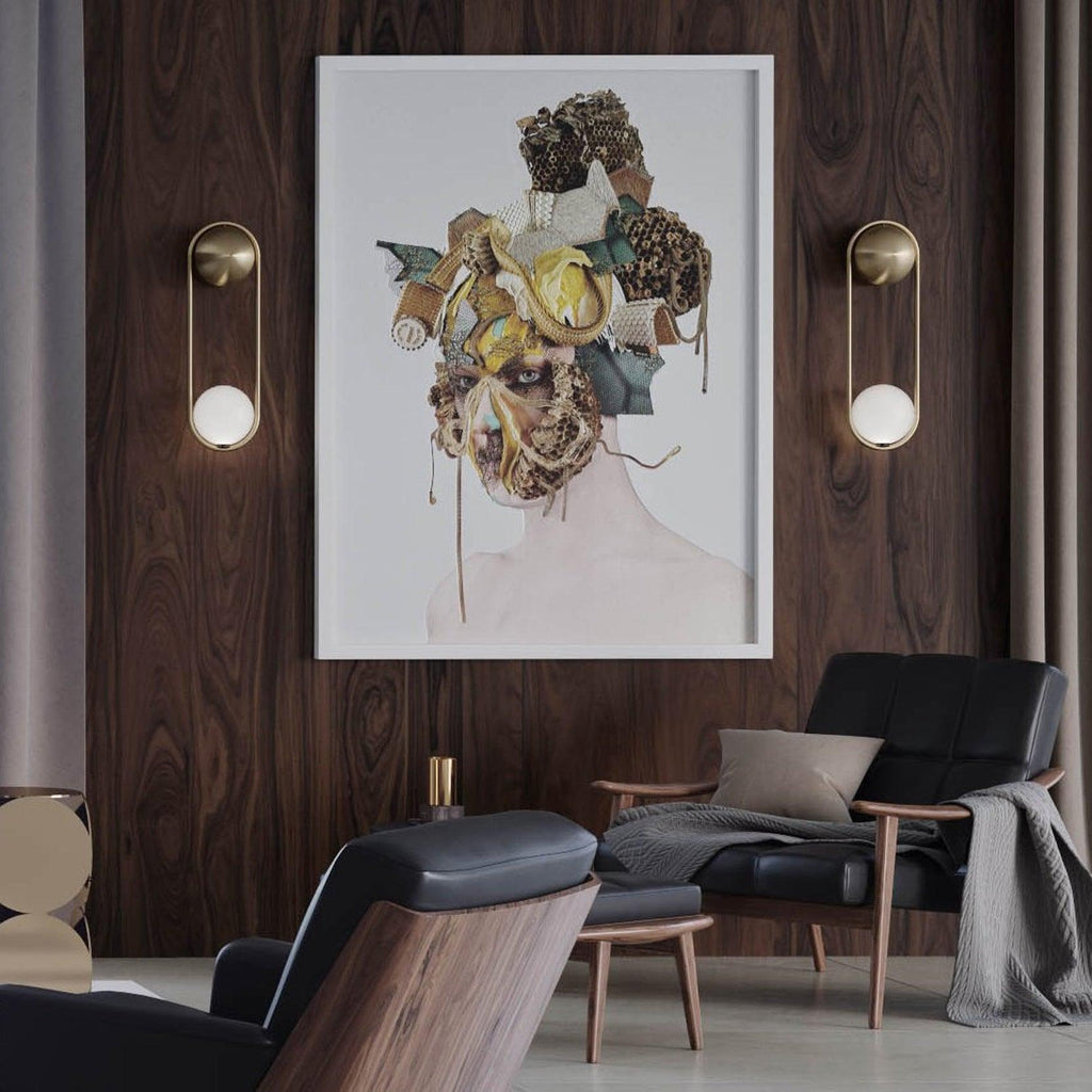 Fadrina Glass Wall Light-Moonnatur