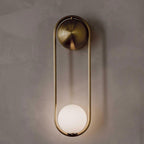 Fadrina Glass Wall Light-Moonnatur