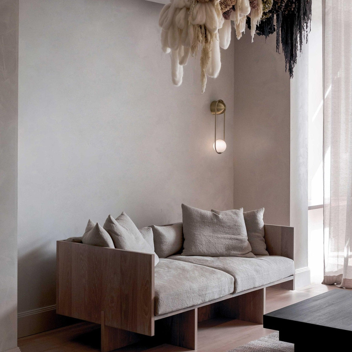 Fadrina Glass Wall Light-Moonnatur