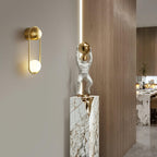 Fadrina Glass Wall Light-Moonnatur